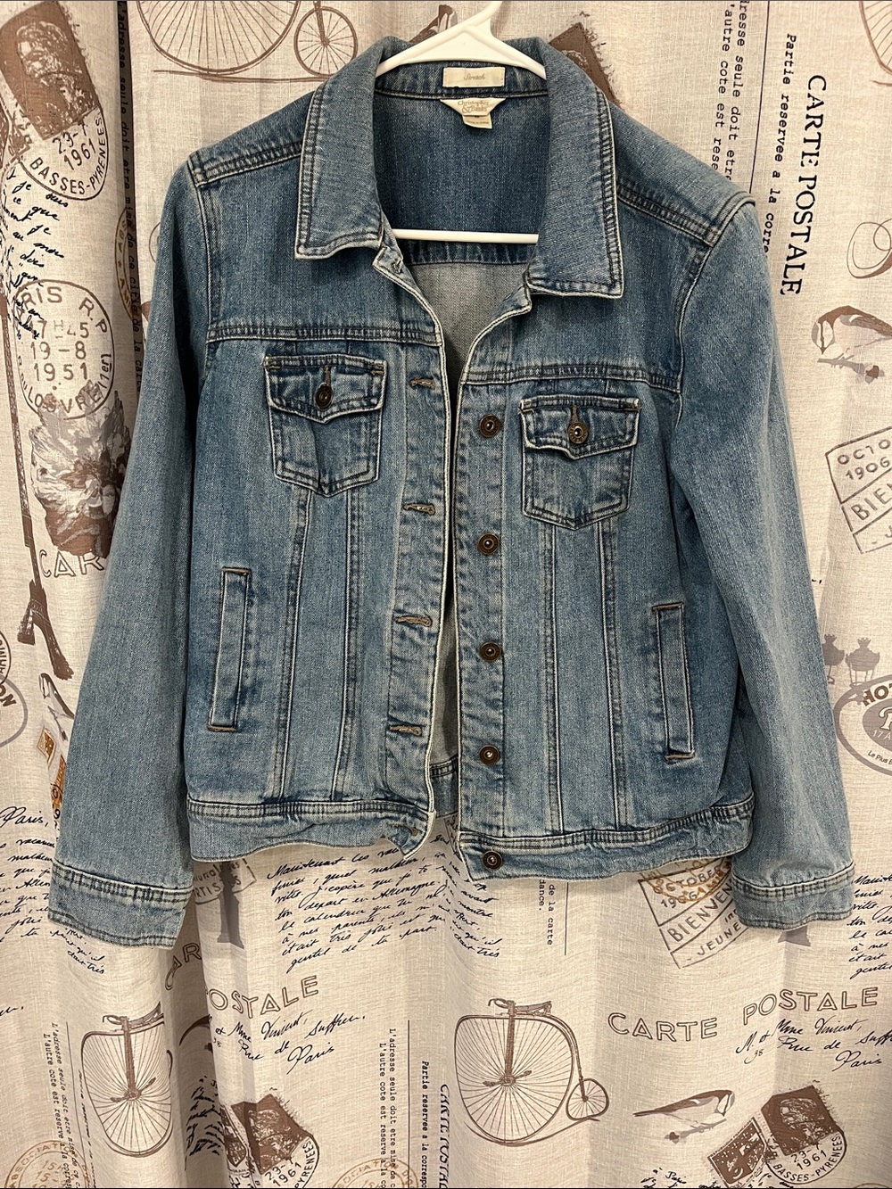 Classic Light Blue Denim Jacket - Women